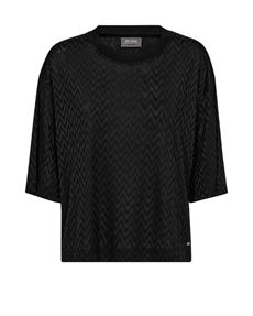 MOS MOSH T-SHIRT, MMTASH O-SS SONI TEE, BLACK